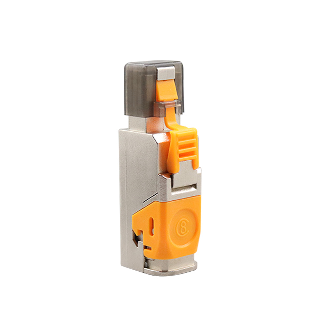 CAT8 FTP Toolless RJ45 Pole Pole Termination zástrčka so zámkom