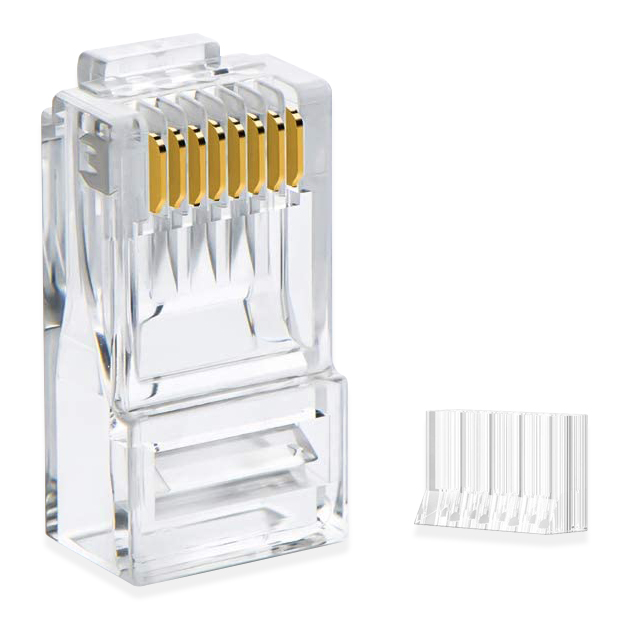 CAT6 UTP 8P8C RJ45 Modulárna zástrčka 2-dielny typ