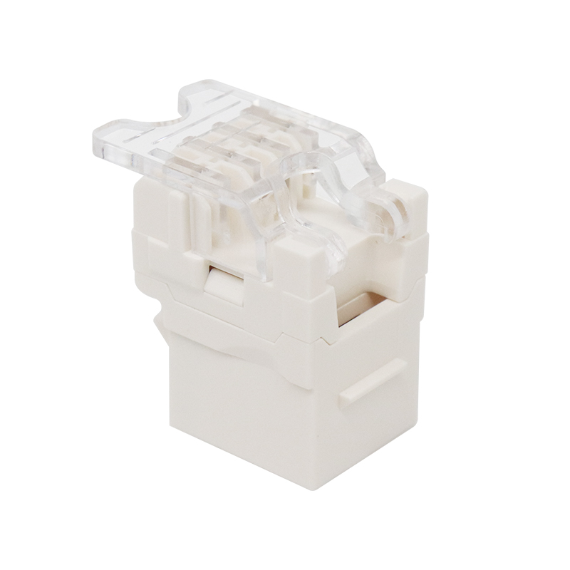 CAT3 RJ11 6P4C 180 stupňov UTP Toolless Keystone Jack