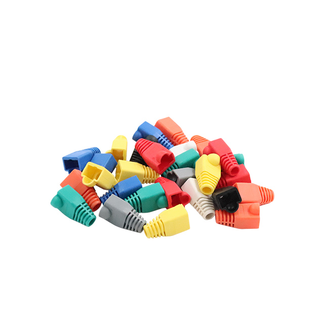 Farebný mäkký plastový RJ45 Modular Plug Boot for Cat5e Cat6