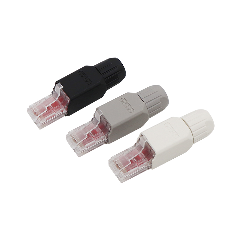 CAT6A UTP Toolless RJ45 Pole Pole Tonyination zástrčka