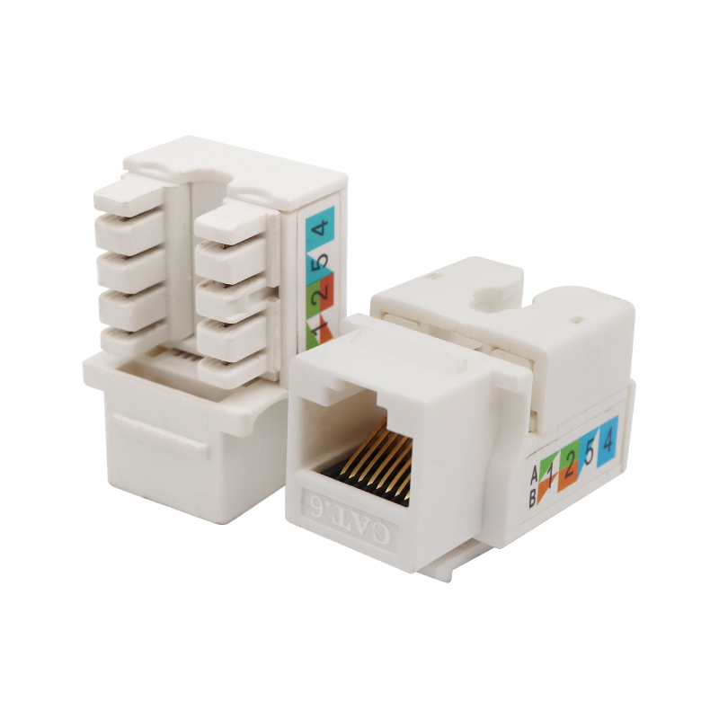 CAT6 UTP 90 stupňov Punch Down Keystone Jack