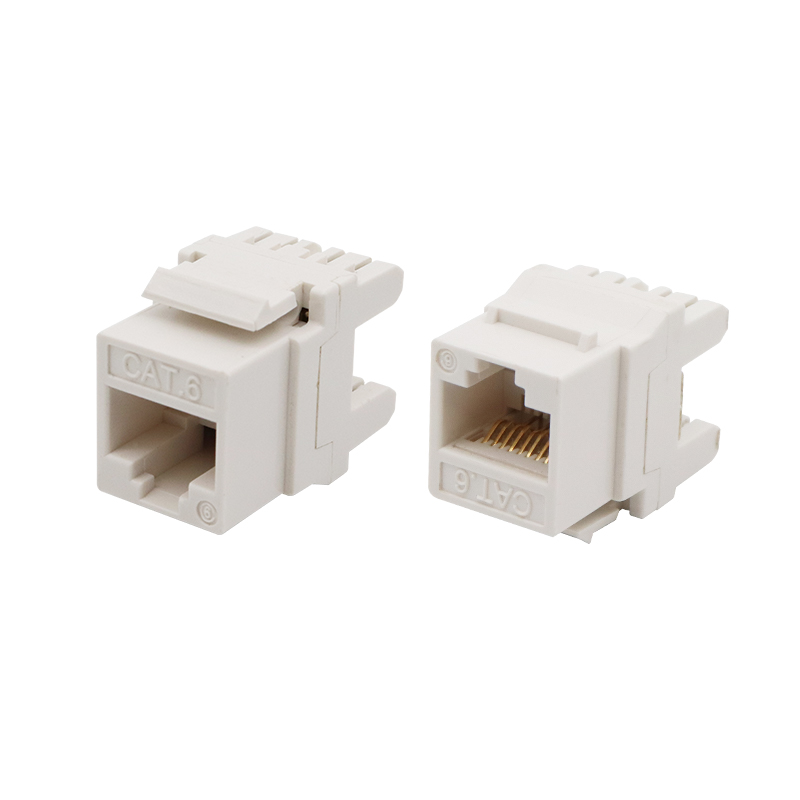 CAT6 UTP 180 stupňov Punch Down Keystone Jack Short Typ