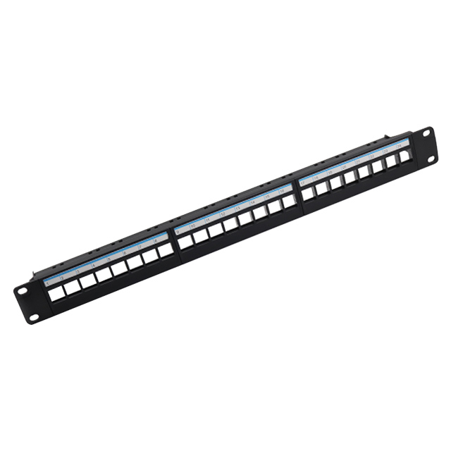 19''1U 24 Port UTP prázdny panel