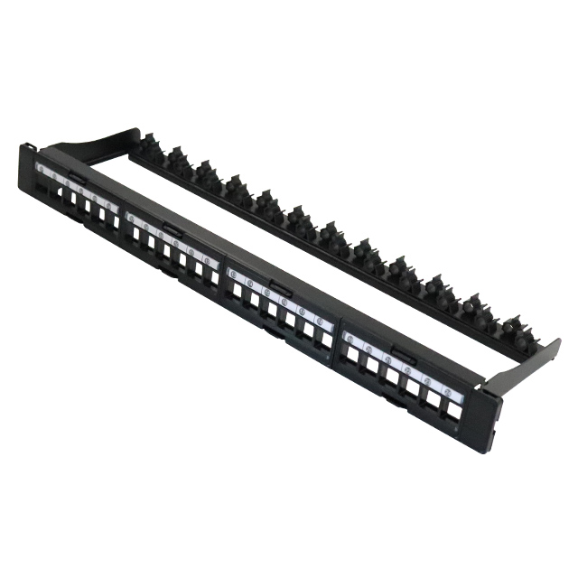 19''1U 24 Port UTP Plant Patch Panel Odnímateľný 4 × 6