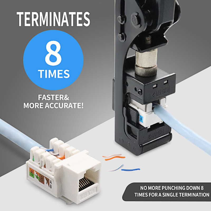 RJ45 Keystone Jack Punch Down Down Termination Tool pre 90 stupňov PX-T-FN