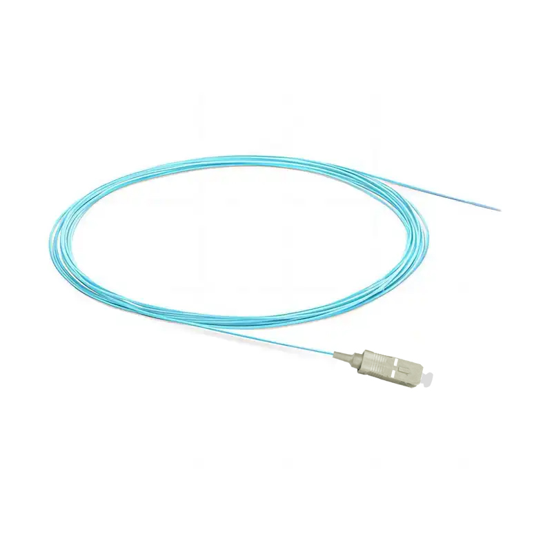 Multi režim OM3 simplex SC UPC Fiber Optic Pigtail