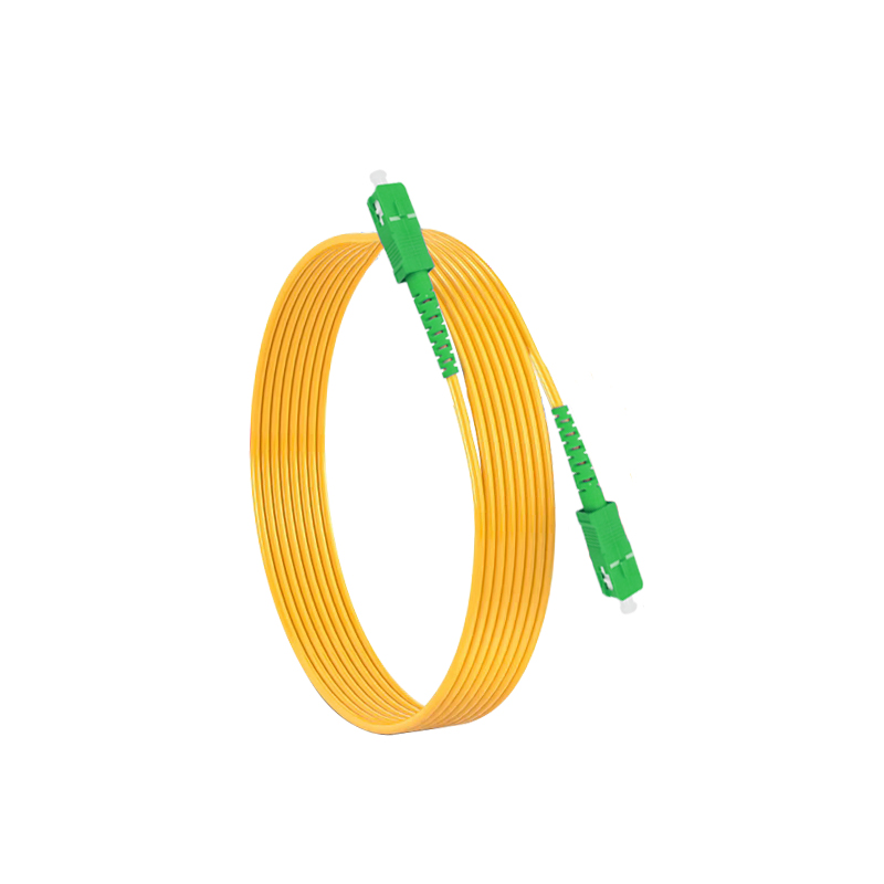 Jeden režim SC APC na SC APC Simplex Patch Cord 2,0 mm